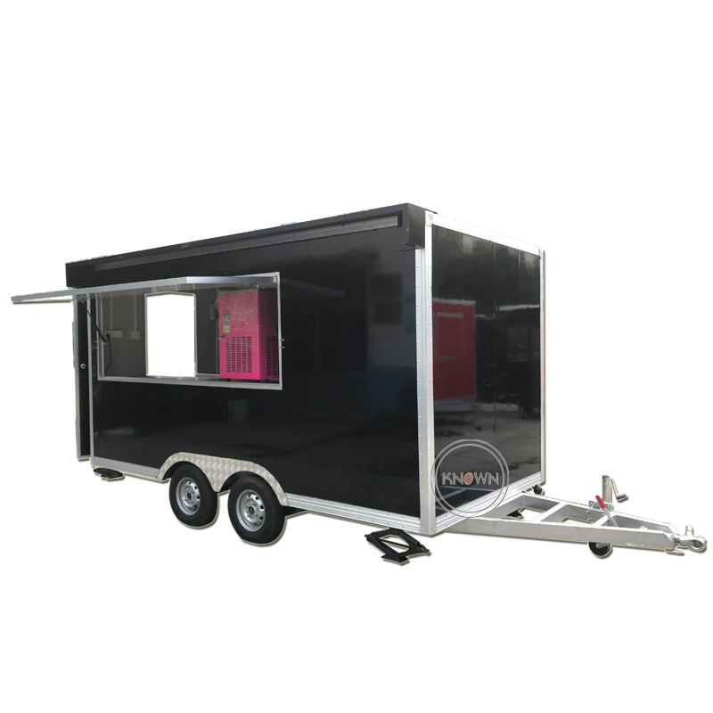 Food Snacks Catering - Remorque de cuisine mobile entièrement équipée,