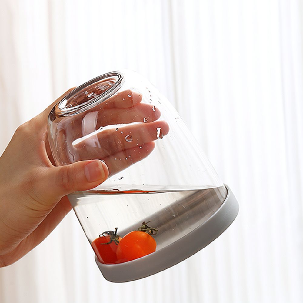 Healthy Snacks Food - Grand saladier avec fourchette, récipient de