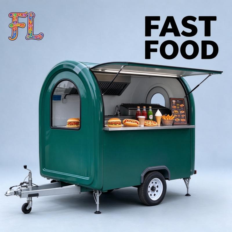 Remorque alimentaire ronde, re - Food Snacks Catering avis et prix
