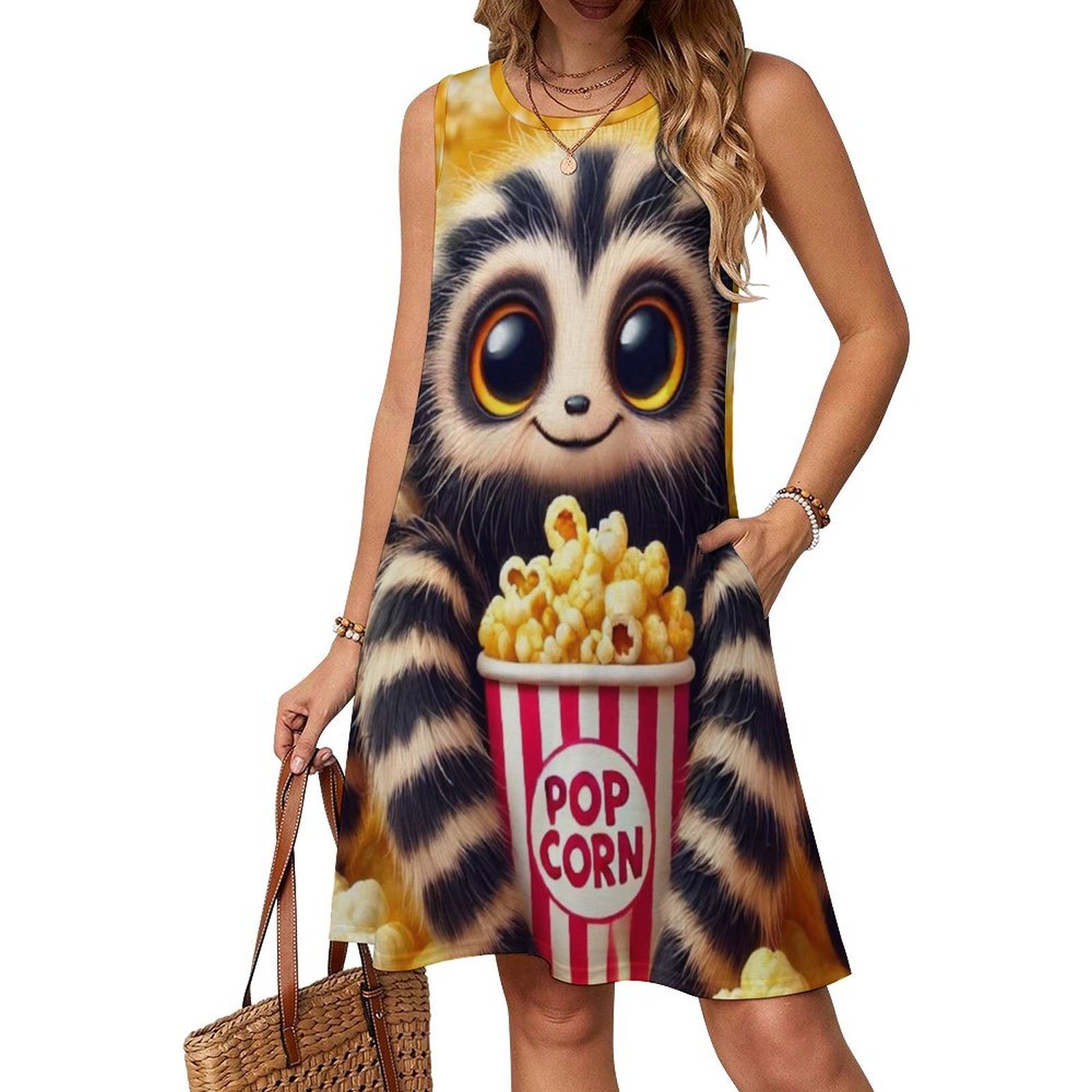 Robe bohème sans manches pour  - Popcorn avis et prix